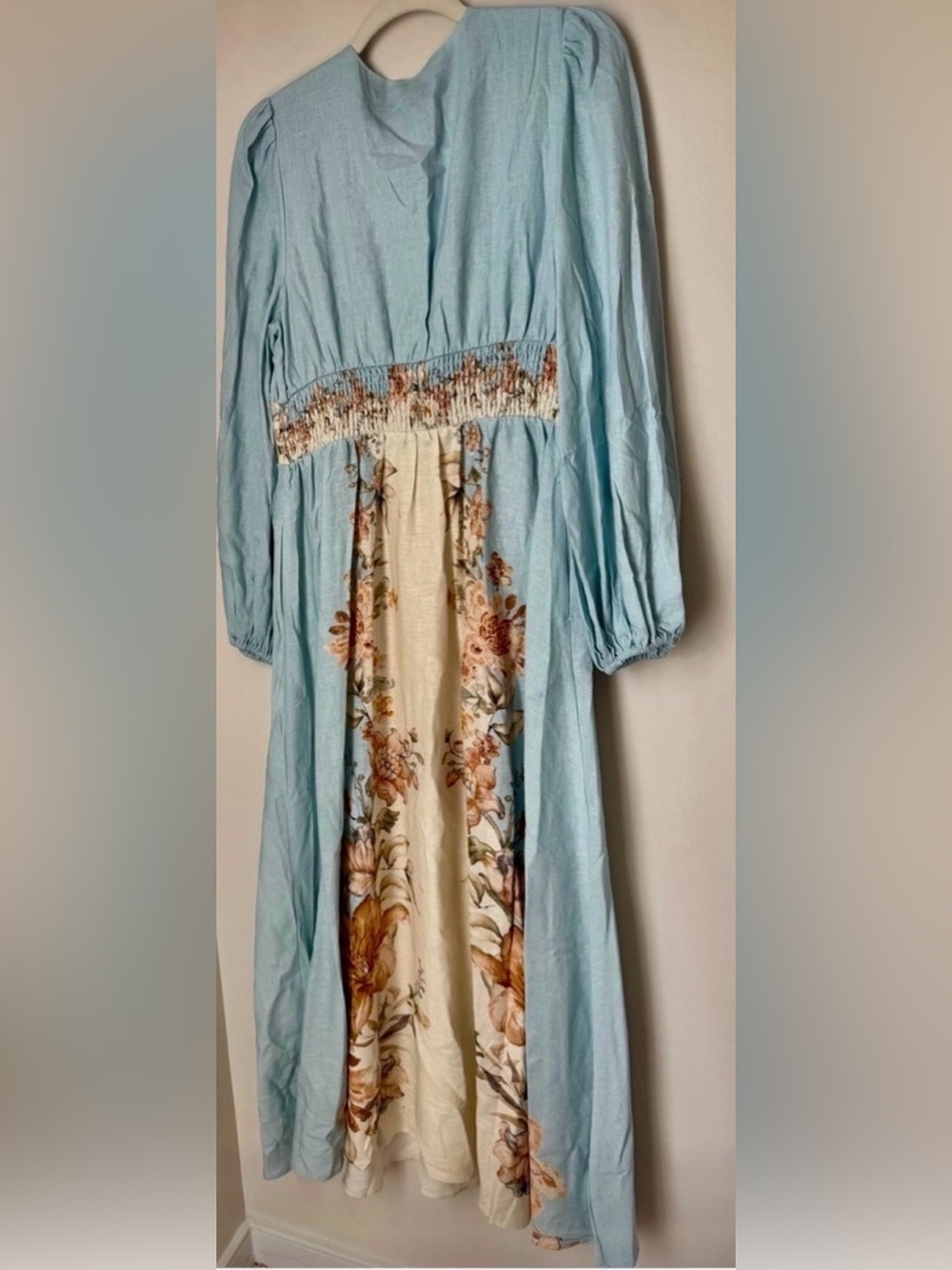 NEW HOUSE OF HARLOW LUXURY LINEN EMBROIDERED ELEGANT DRESS SIZE S - Picture 4 of 14